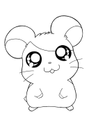 Hamtaro Onlayn Rəngləmə